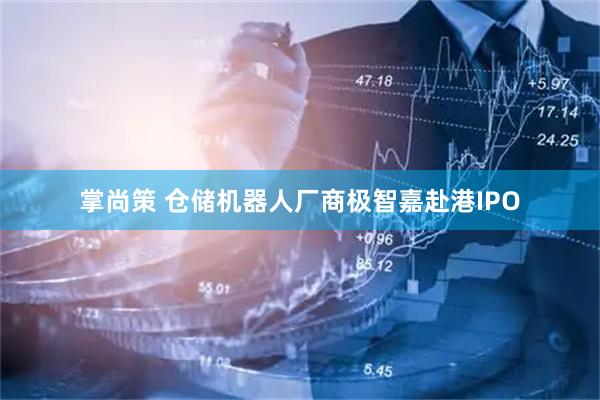 掌尚策 仓储机器人厂商极智嘉赴港IPO